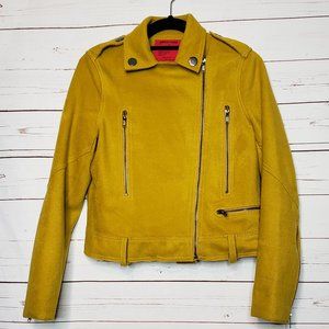 Stitch Fix Emory Park Fix Yellow Moto Jacket